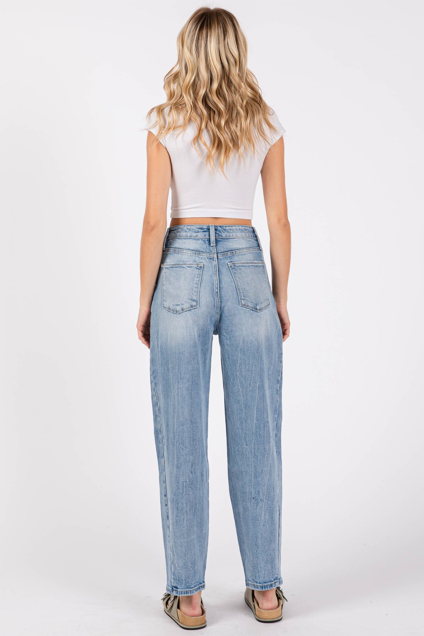 The Sara Barrel Jean
