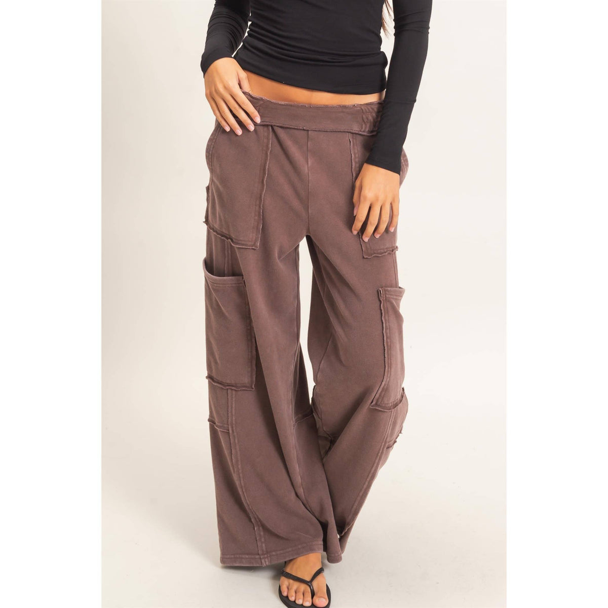 Mineral Wash Cargo Pocket Pants