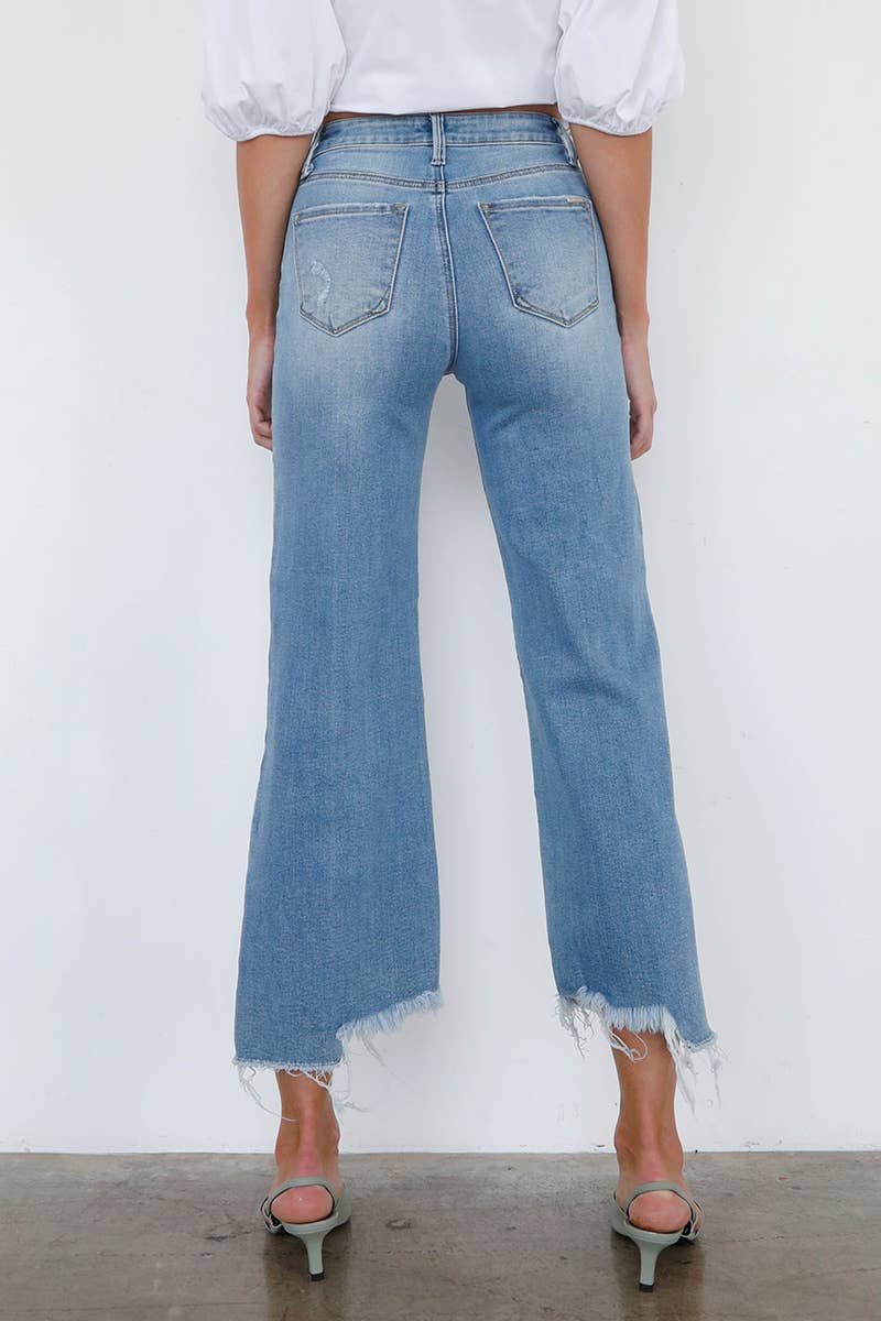 Marley Crop Flare Denim