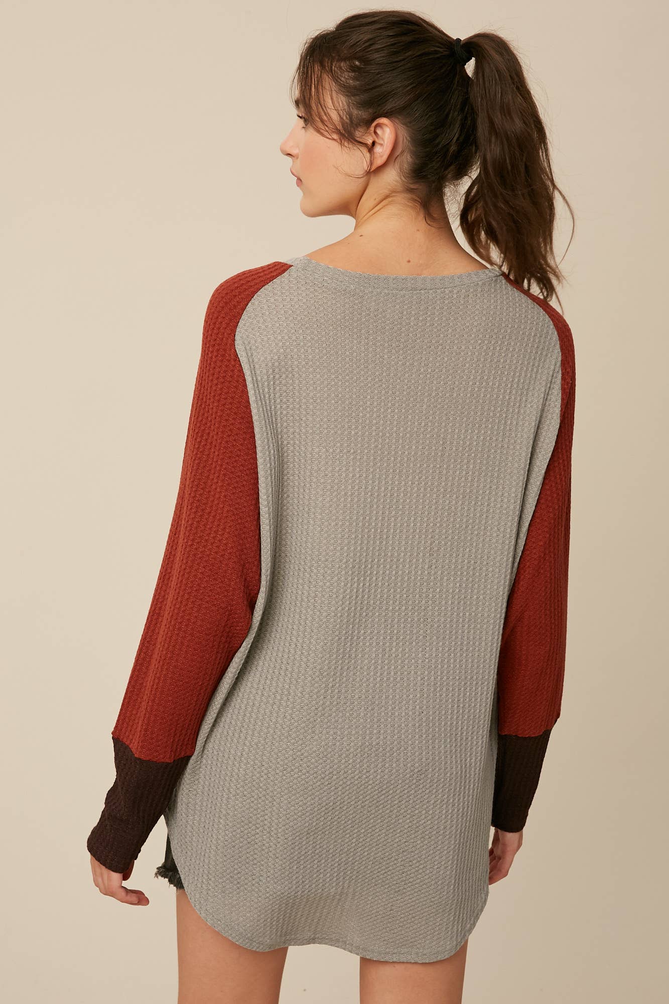 Tiana Waffle Long Sleeve