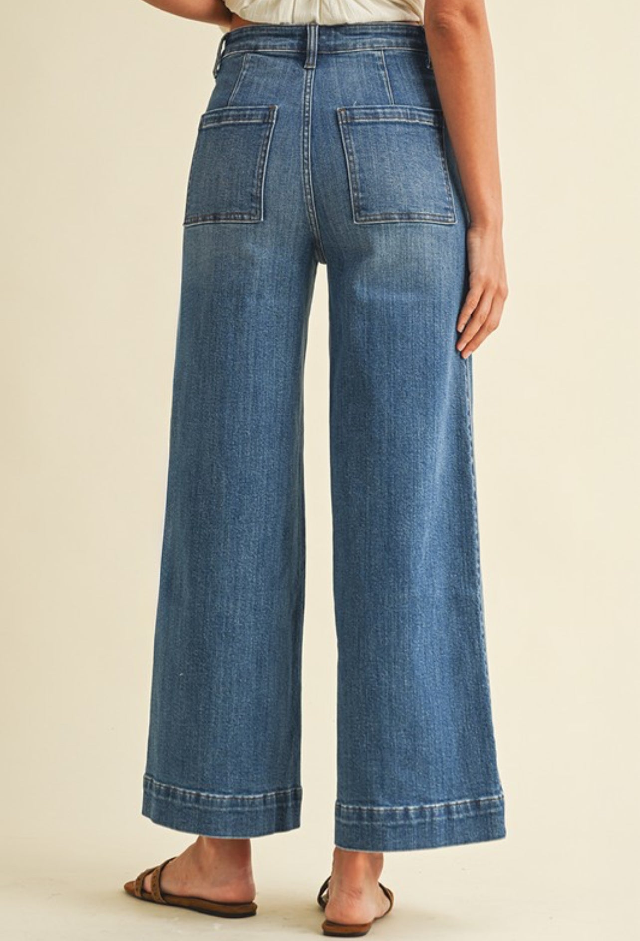 Tucker High Rise Wide Leg Denim