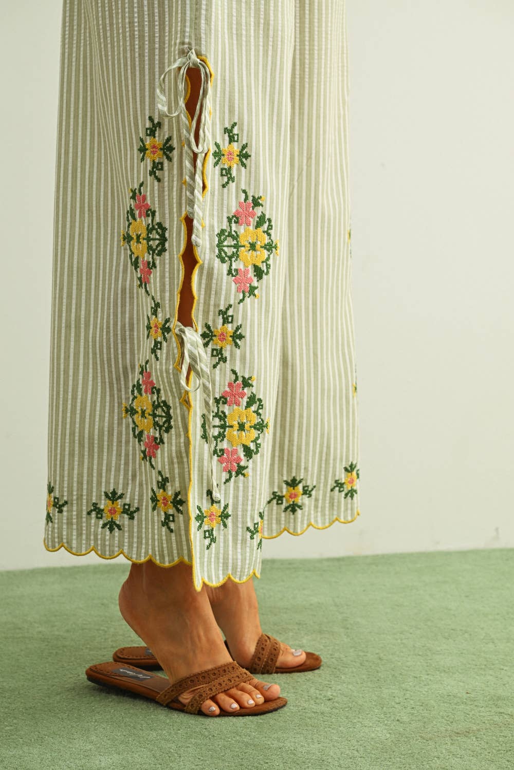 Mayzie Embroidered Pants