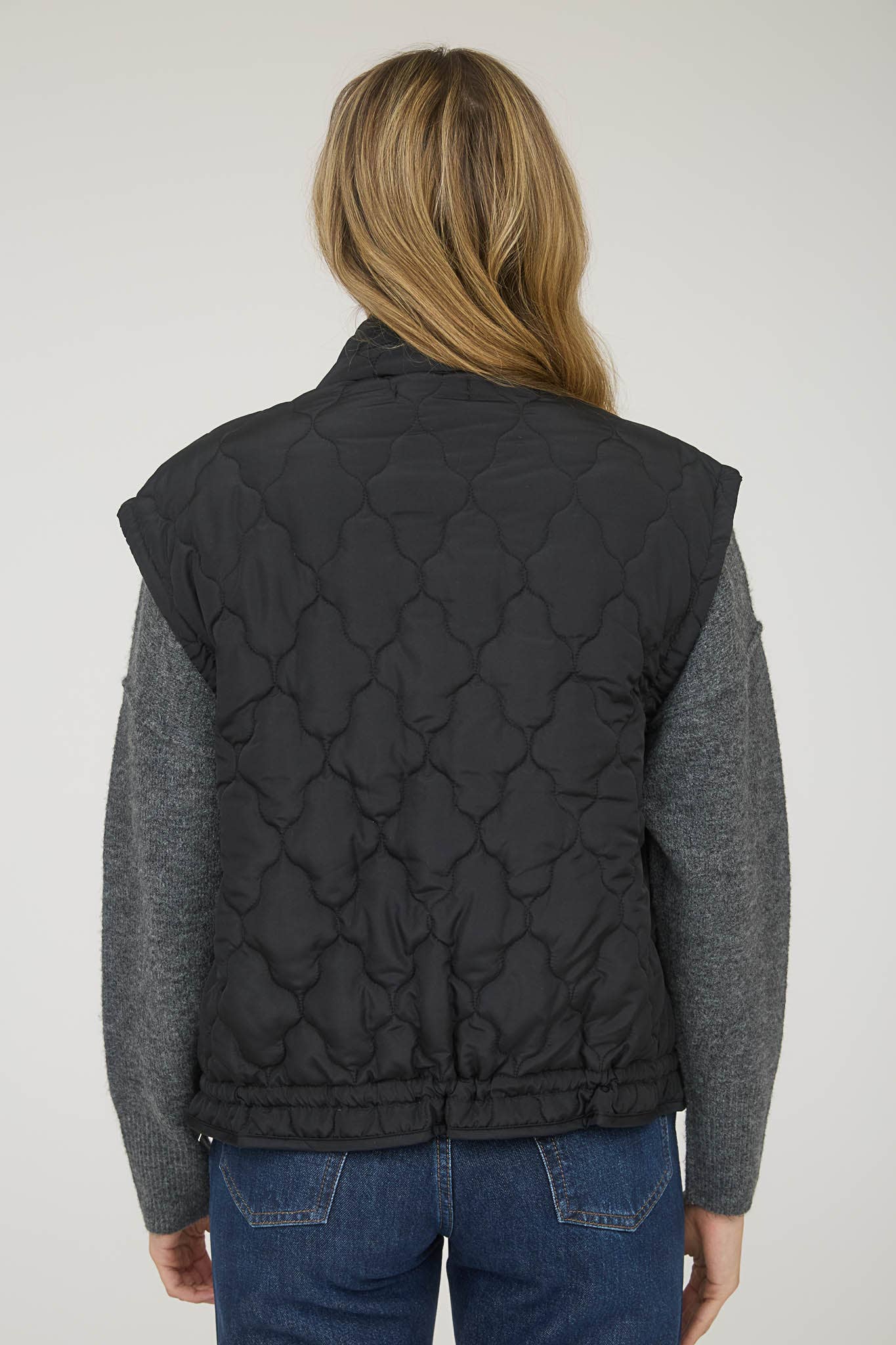 The Niki Puffer Vest: Black