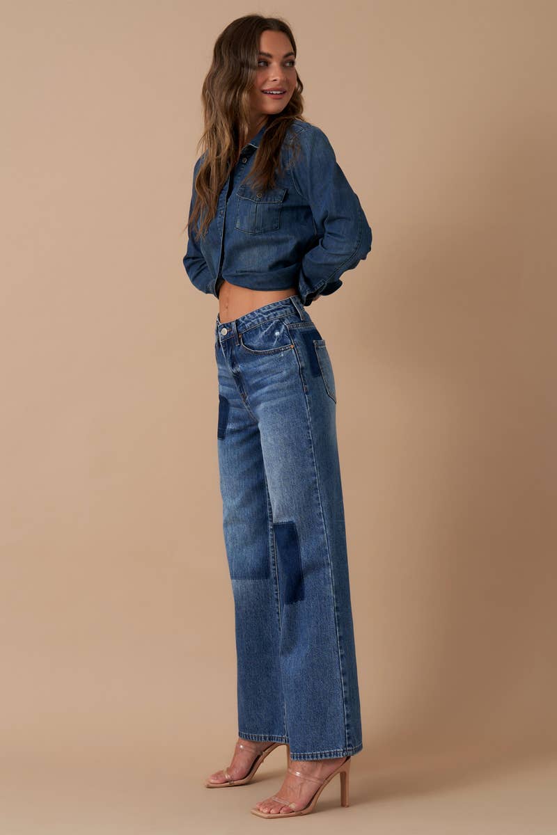Kari Patchwork Denim