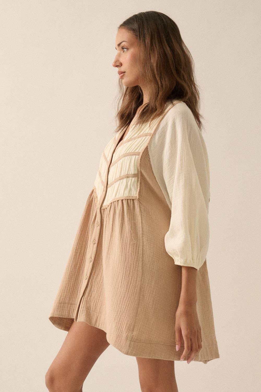 Kinsley Babydoll Mini Dress