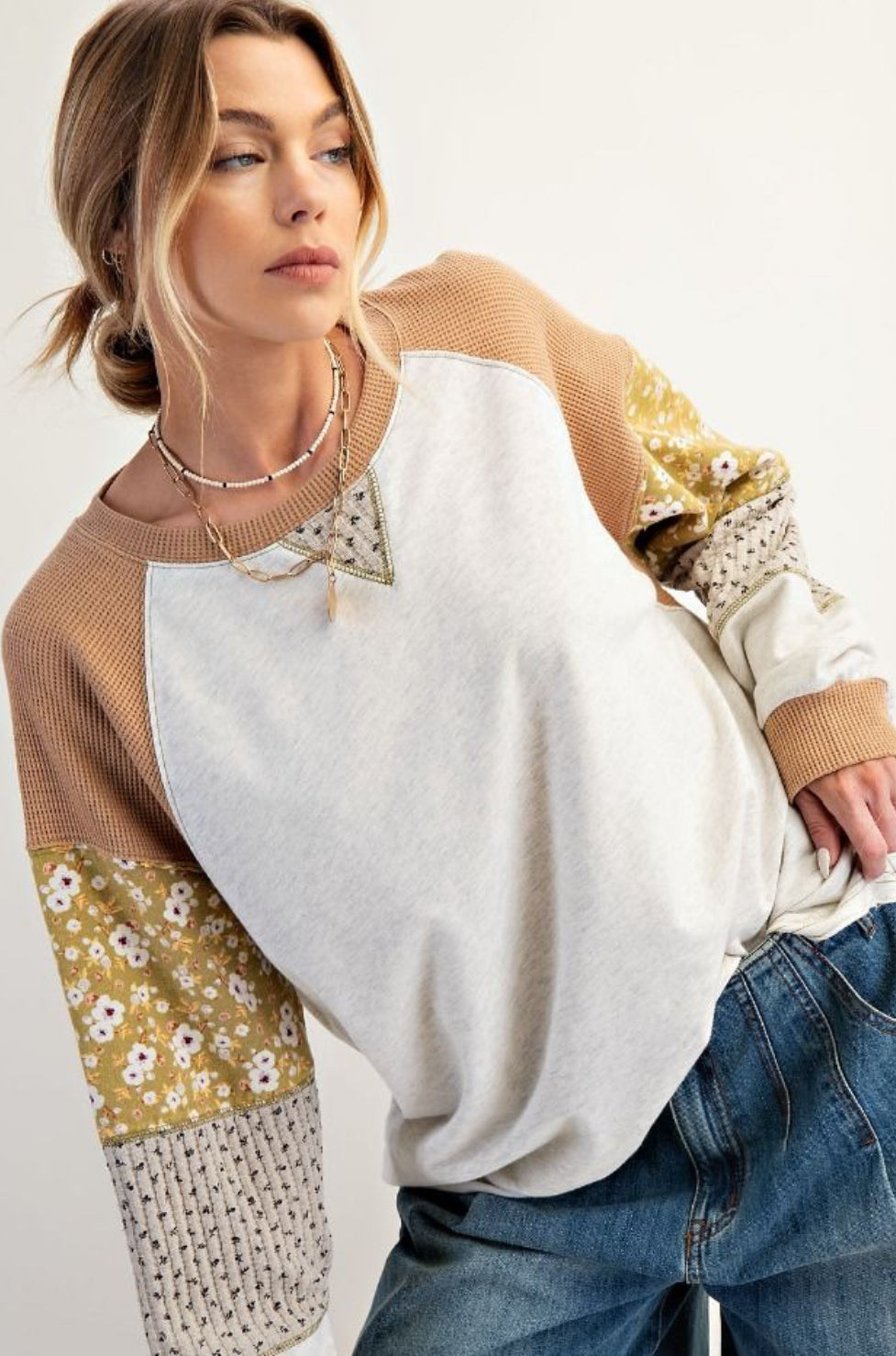 Stella Patchwork Pullover