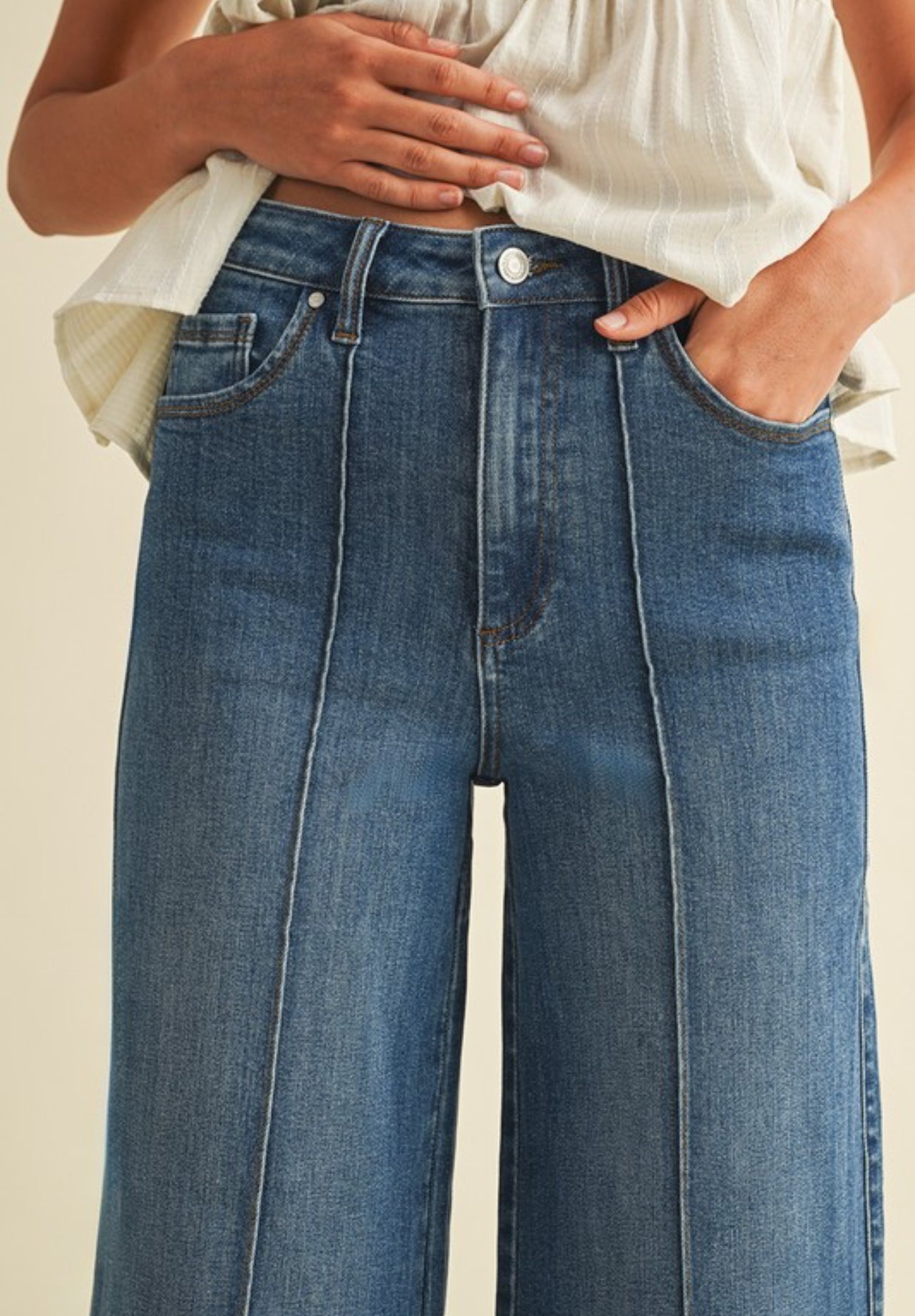 Tucker High Rise Wide Leg Denim