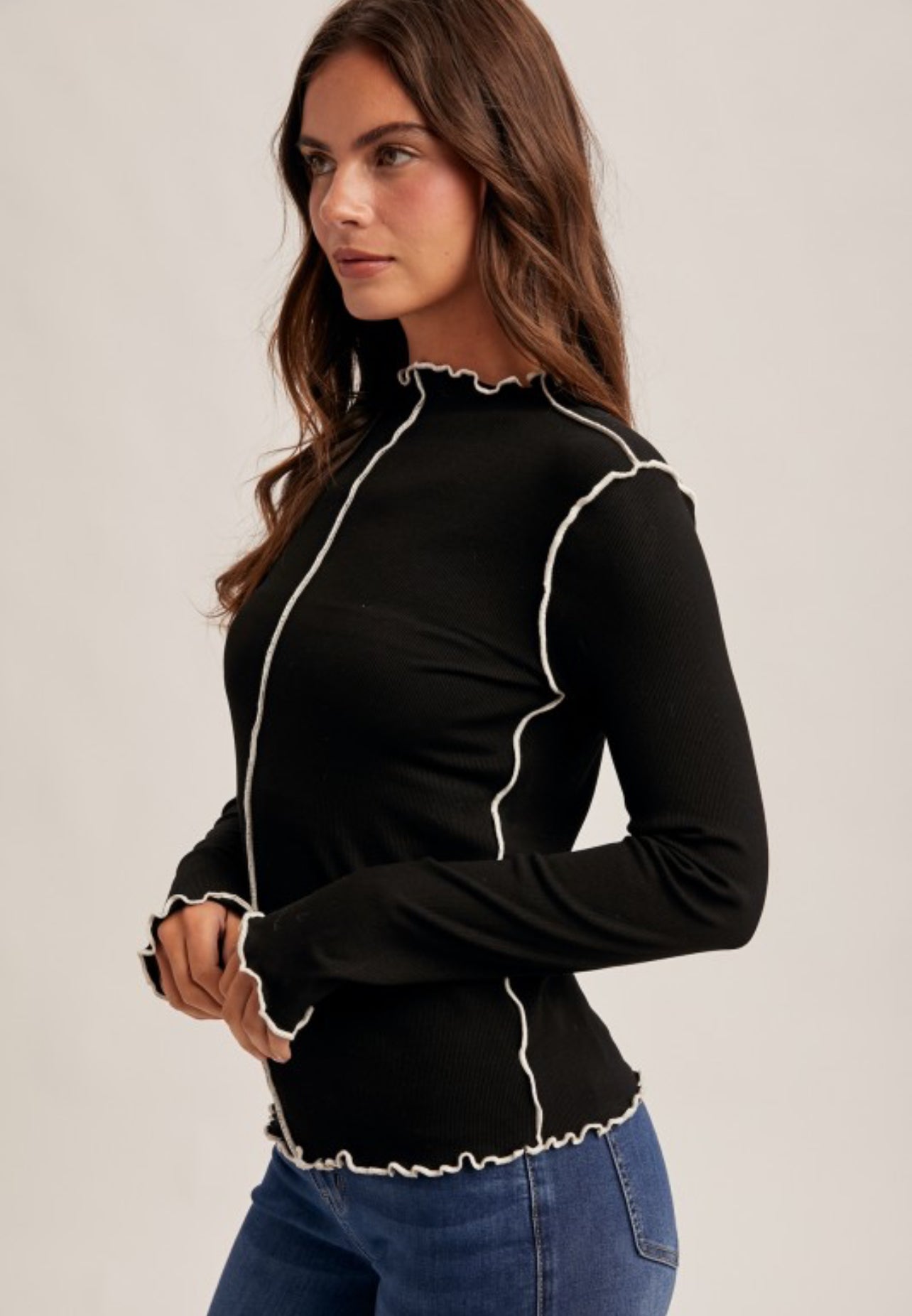 Mya Long Sleeve: Black