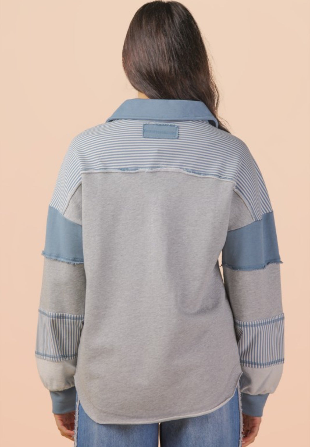 Heather Collared Top