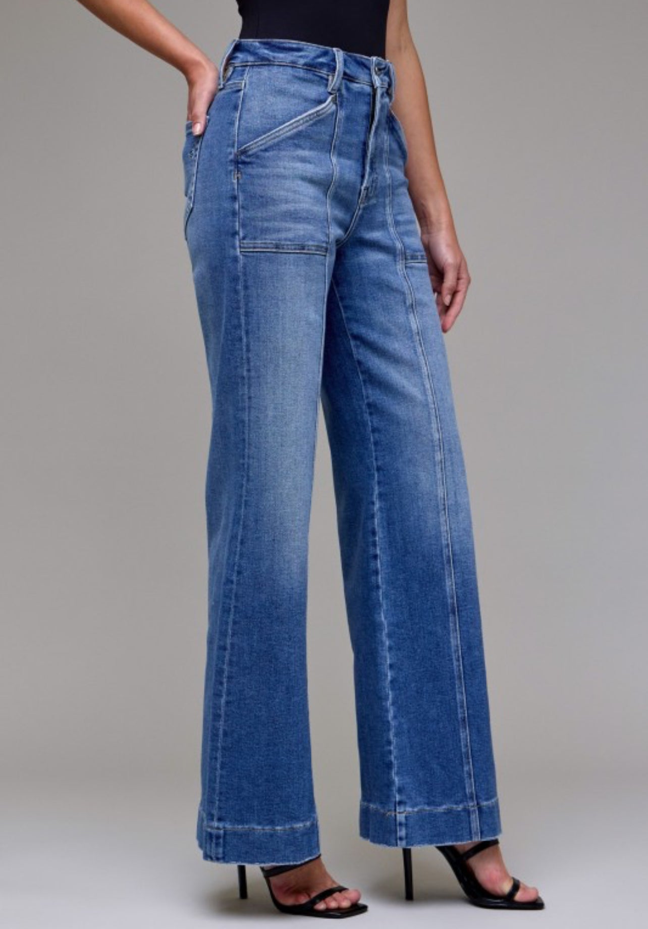 Logan Medium Wash Seam Denim