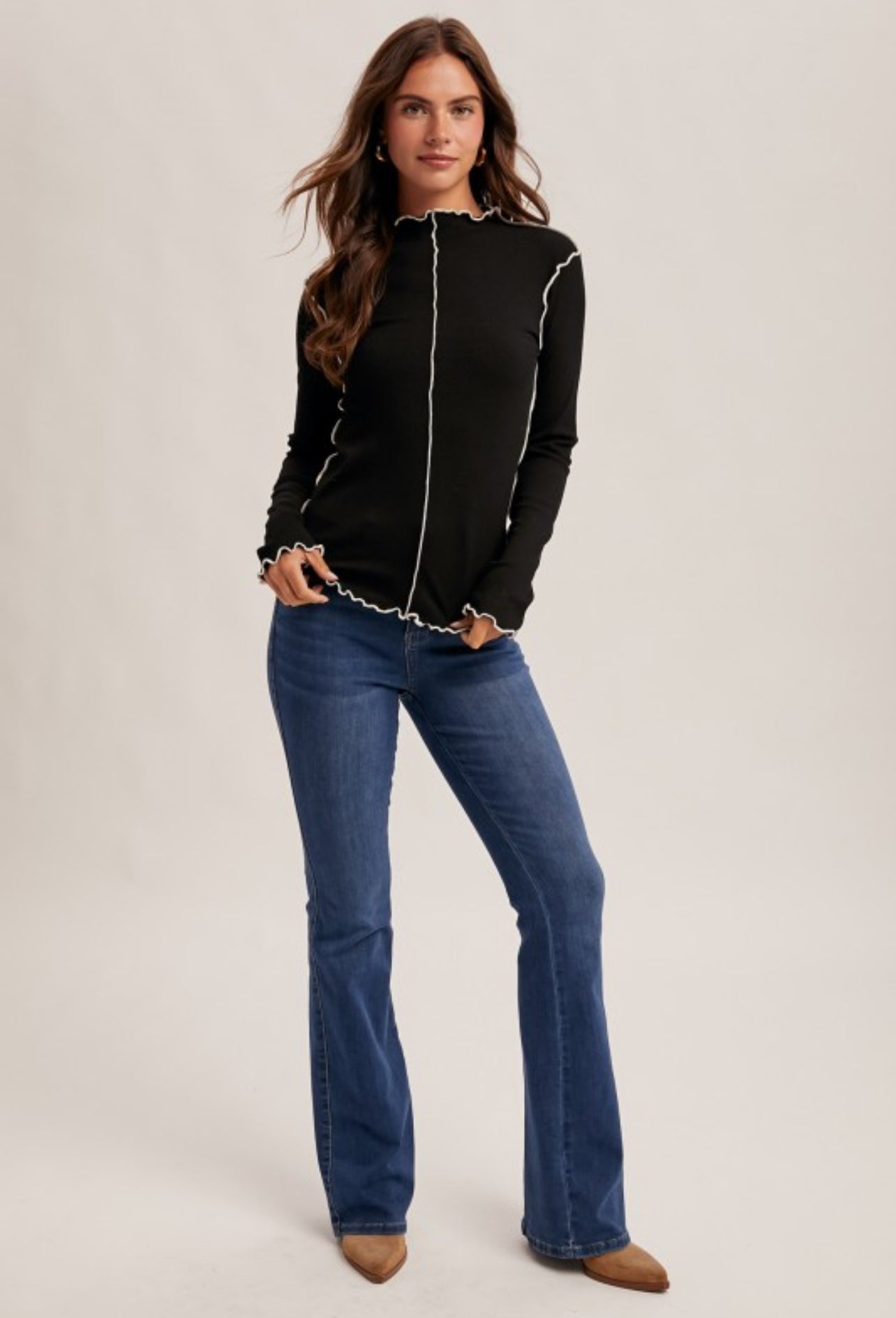 Mya Long Sleeve: Black