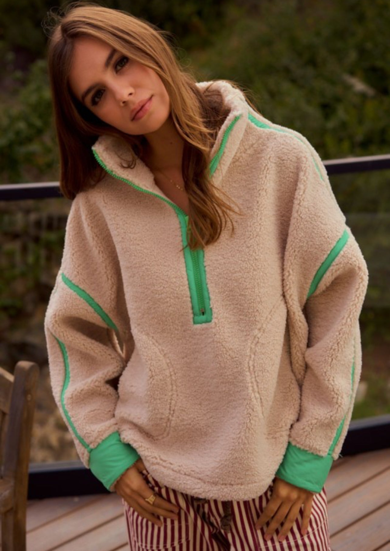 All Lined Up Fleece