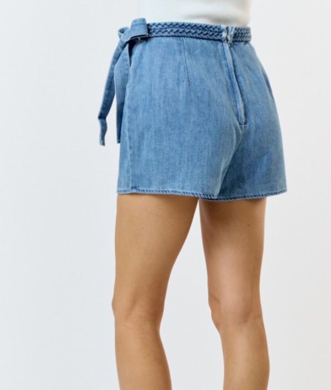 Wrap me up denim skort