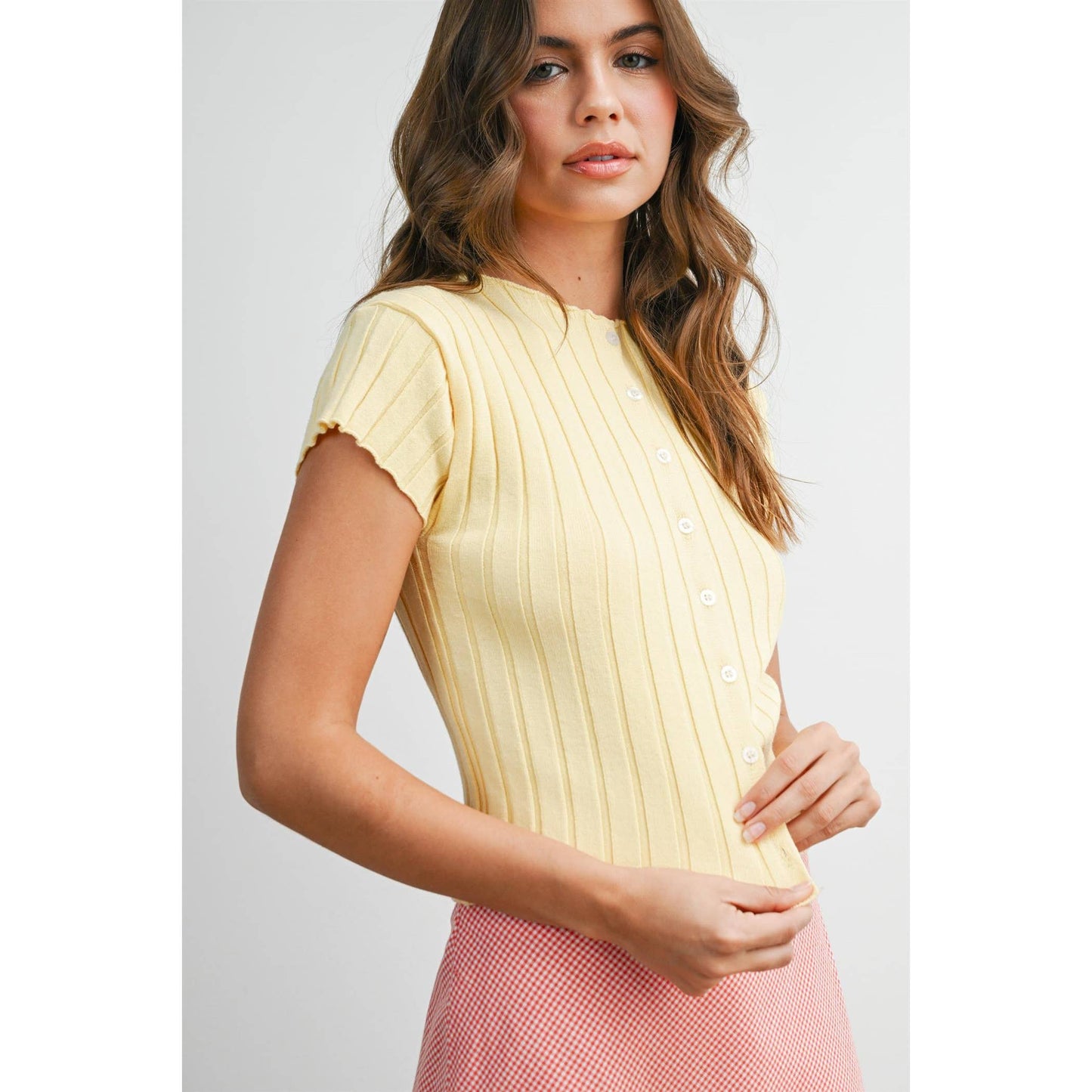 Lalie Top: Yellow