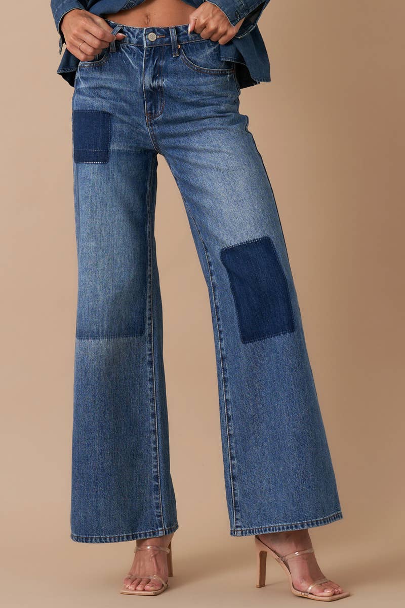 Kari Patchwork Denim