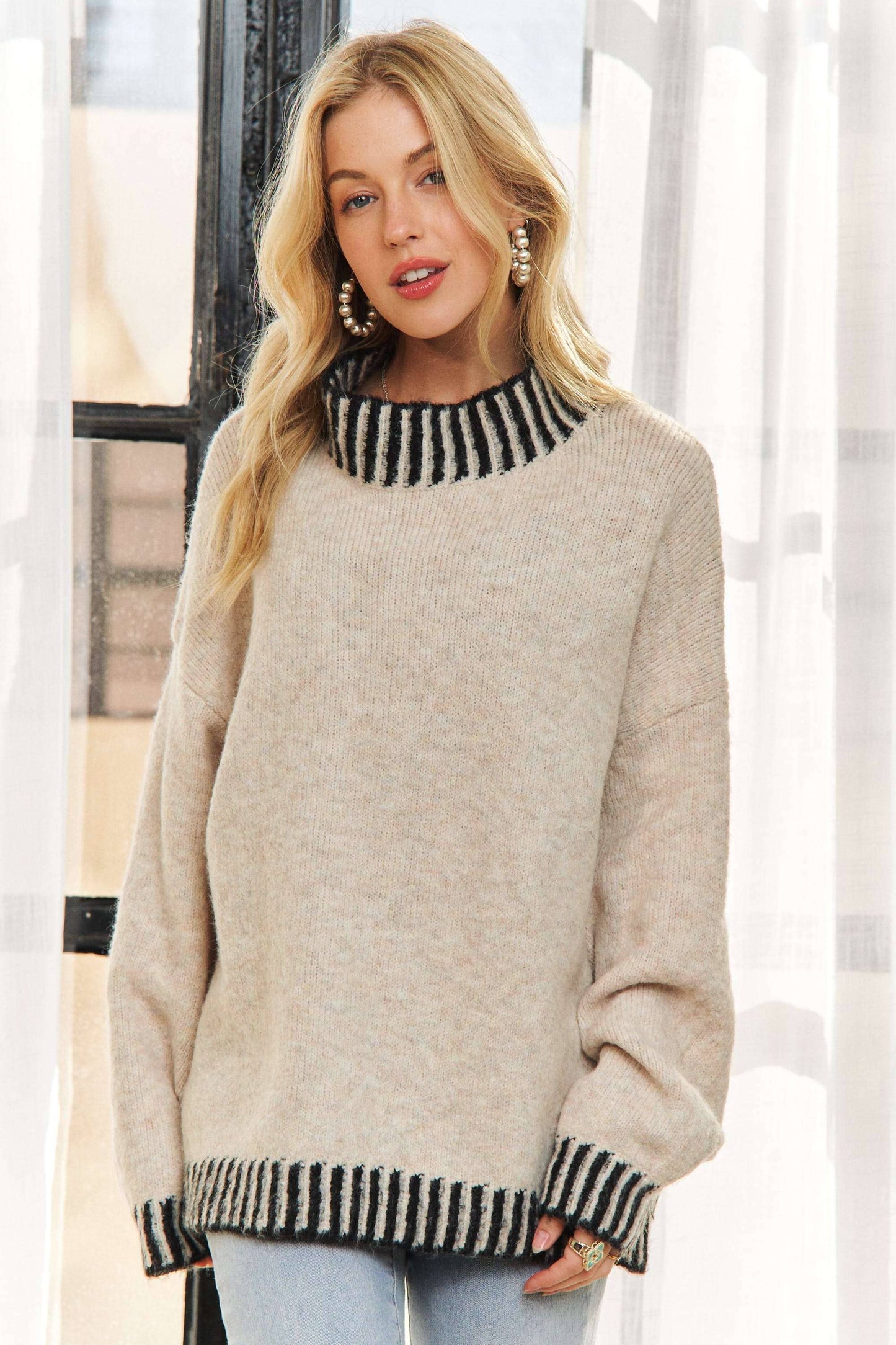 Edge Your Way Out Sweater