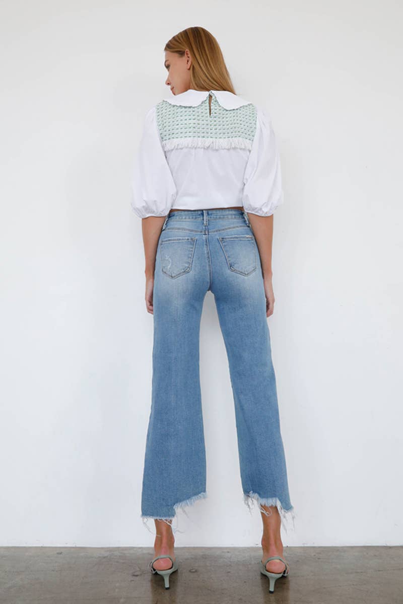 Marley Crop Flare Denim
