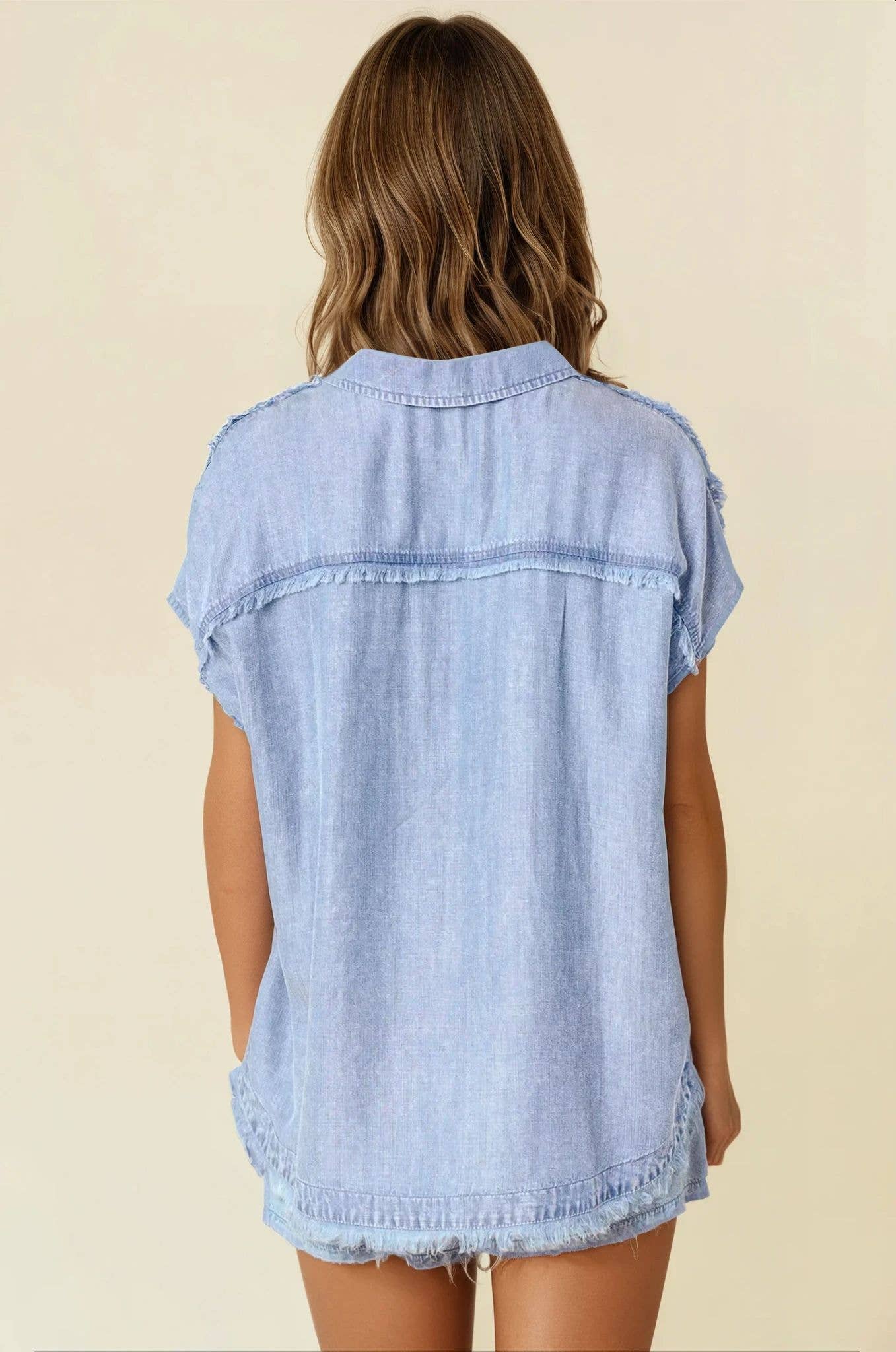 Tinley Chambray Top