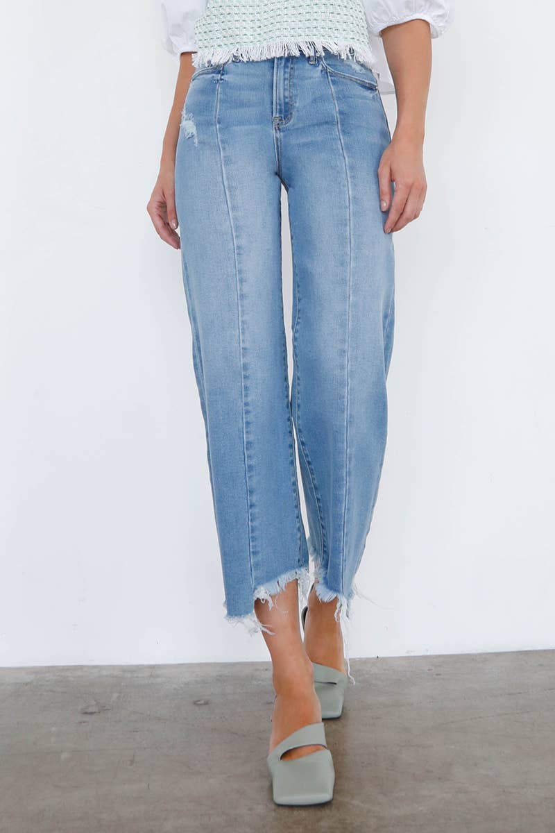 Marley Crop Flare Denim
