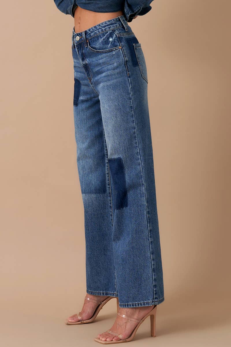 Kari Patchwork Denim