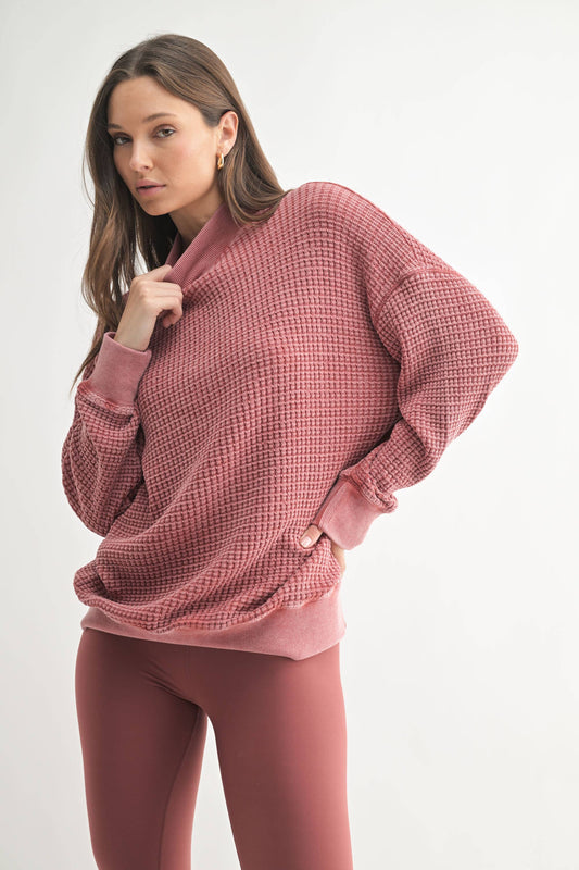 Mockin' Waffle Knit