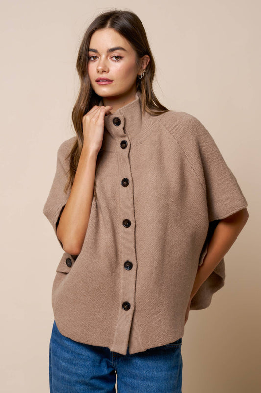 Penny Button-Up Poncho