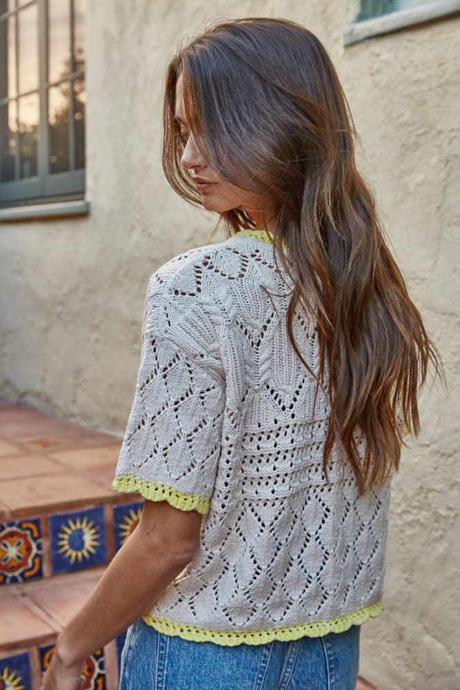 Margot Crochet Top