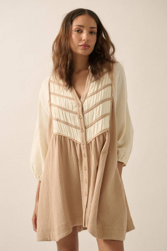 Kinsley Babydoll Mini Dress