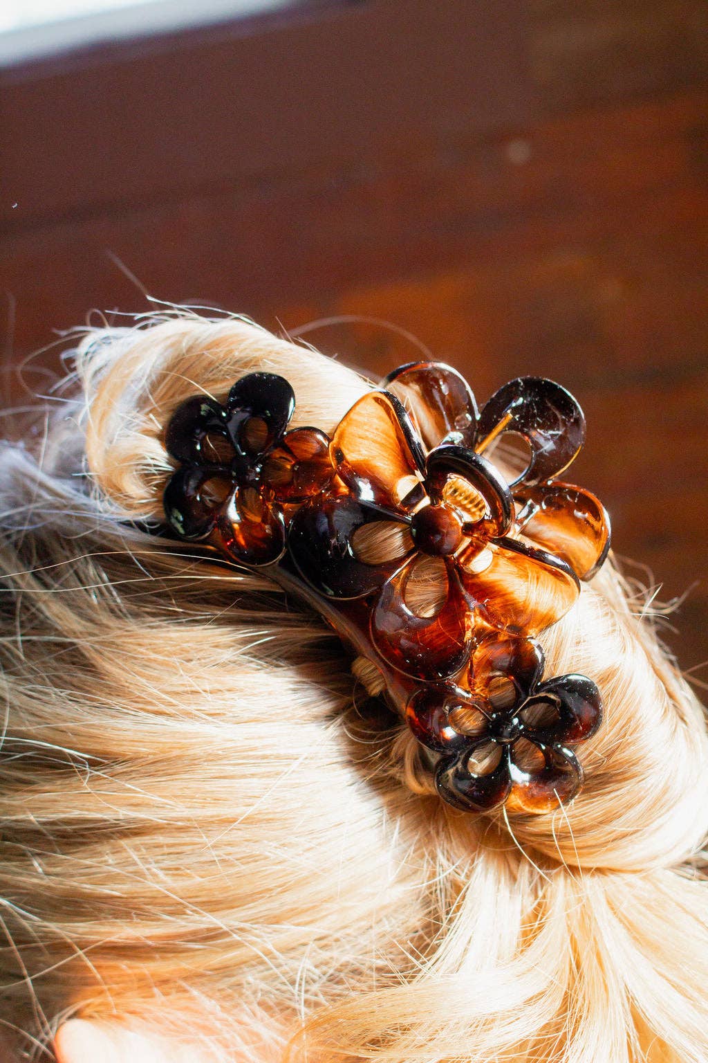Flowering Ember Claw Clip