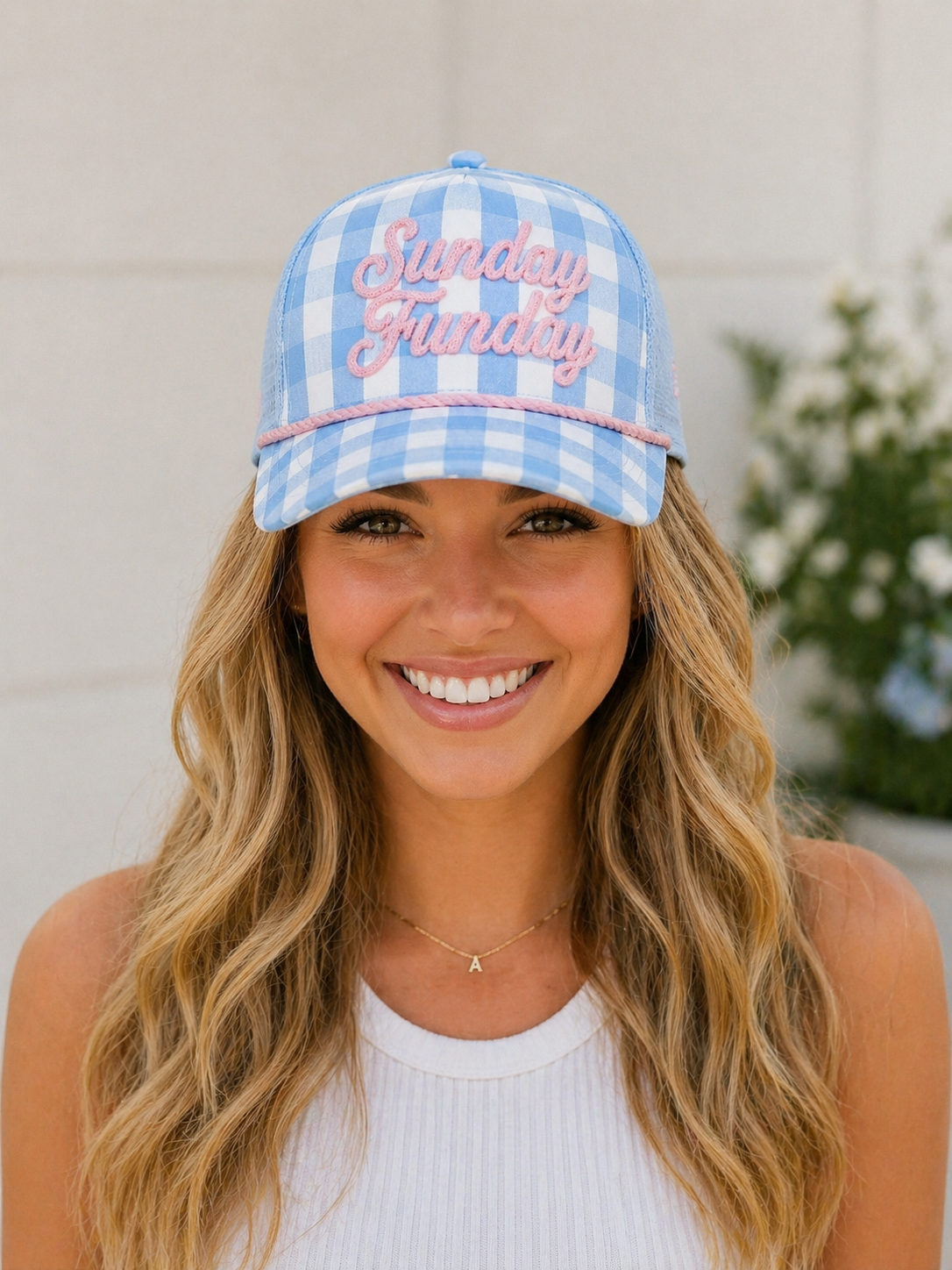Sunday Funday Gingham Hat
