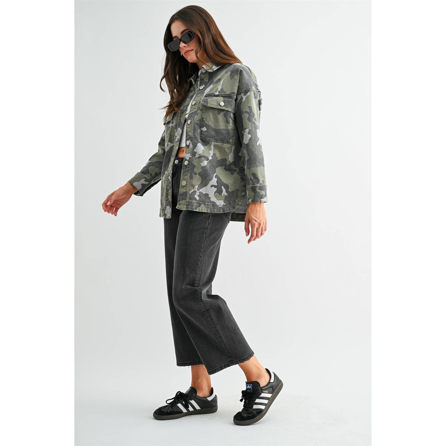 Camden Camo Denim Jacket