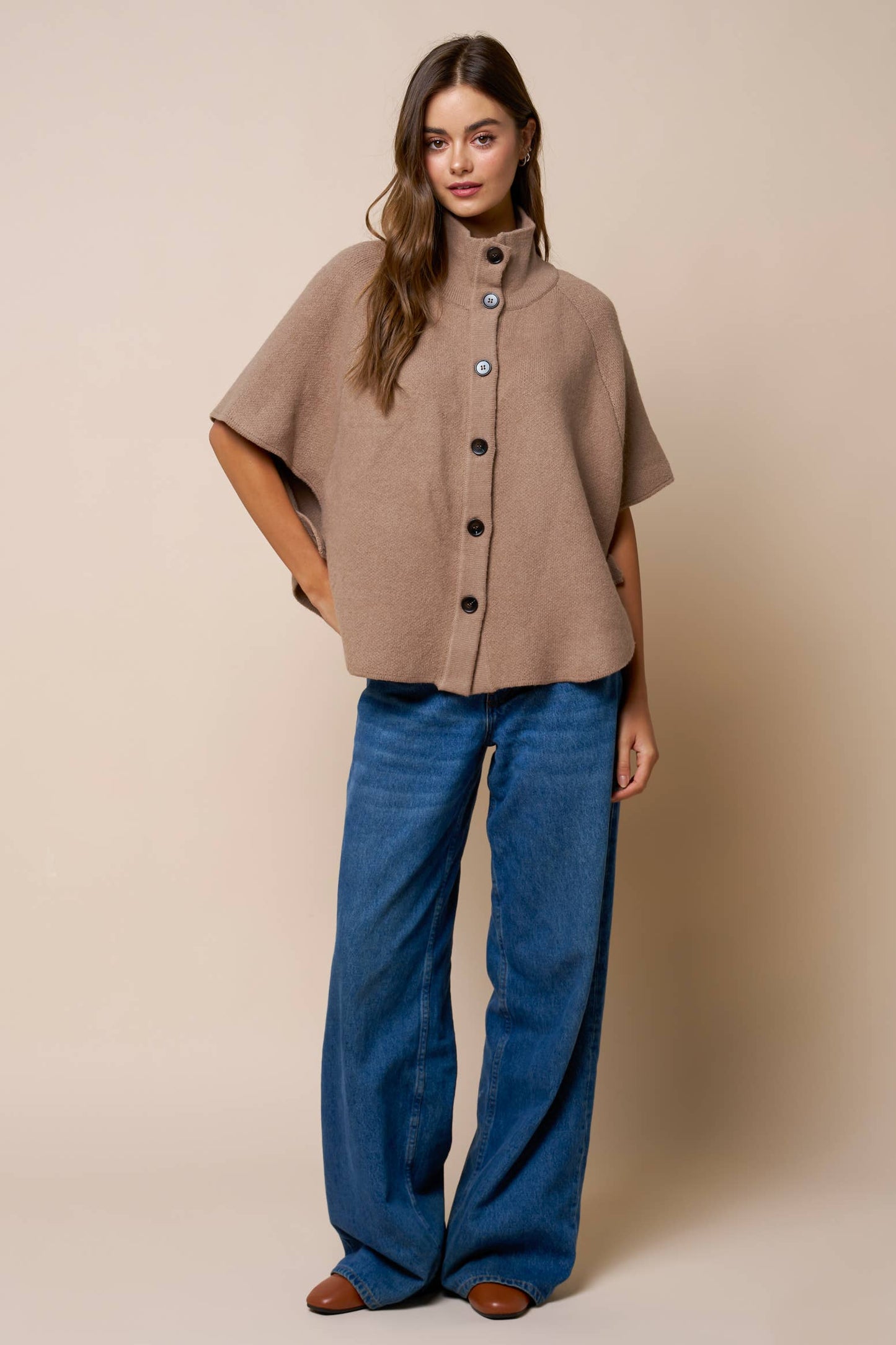 Penny Button-Up Poncho