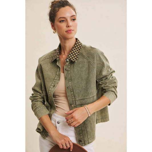 Fawn Mineral Washed Twill Jacket