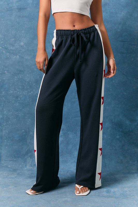 Stars Wide Leg Lounge Pants
