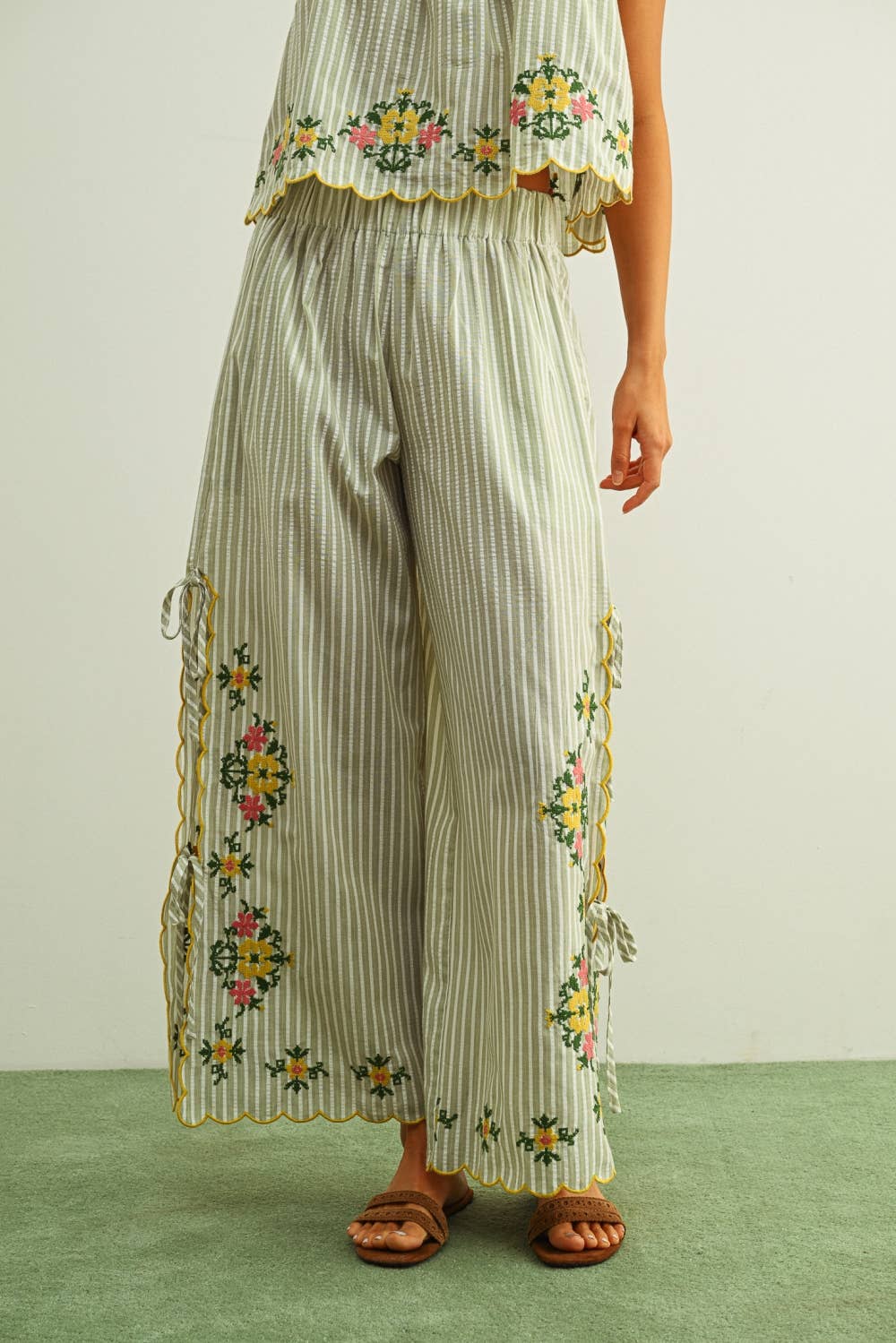 Mayzie Embroidered Pants