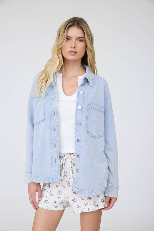 Andrea Denim Button Up