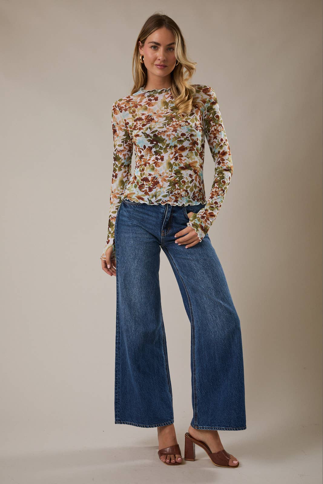 Marlie Mesh Top