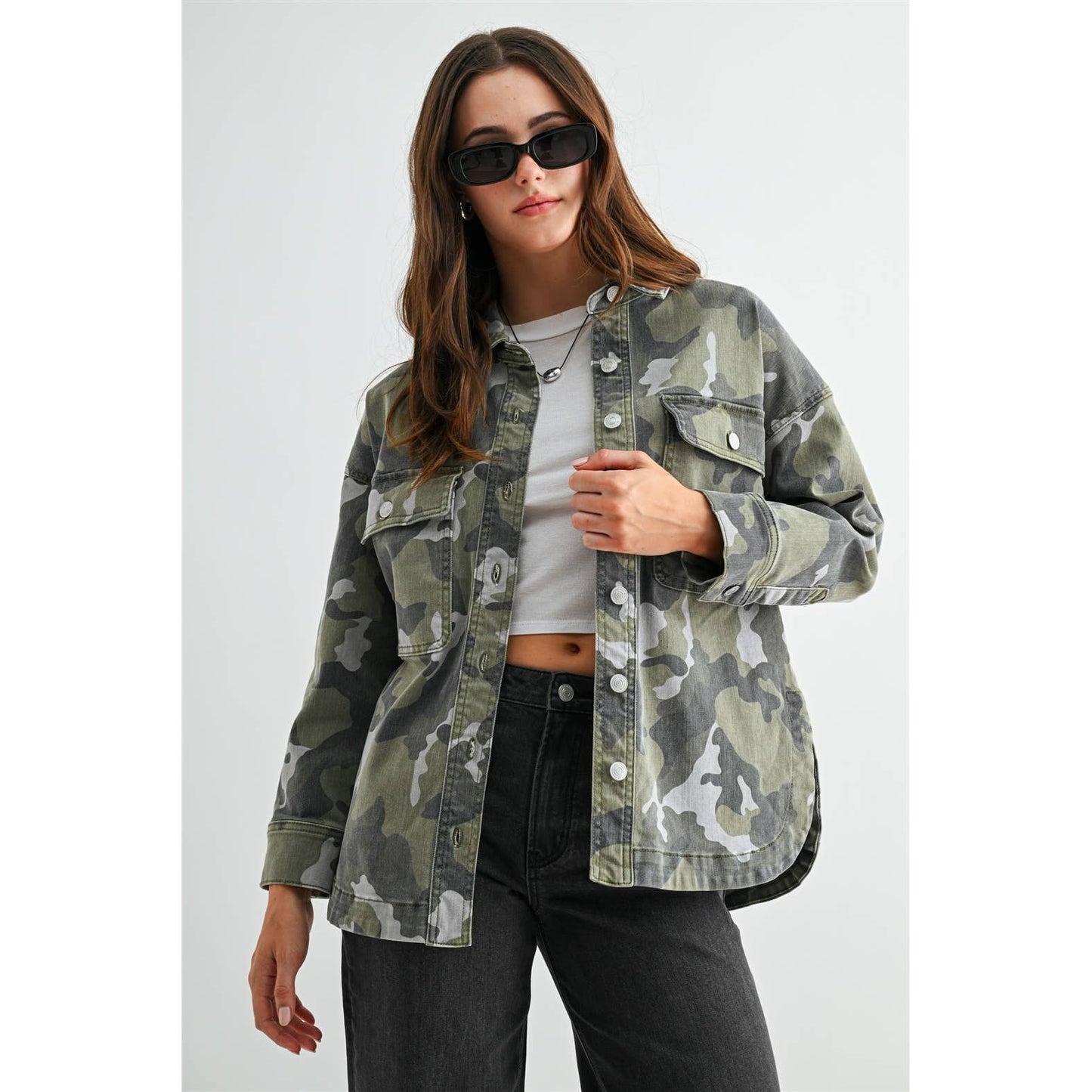 Camden Camo Denim Jacket