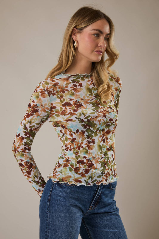 Marlie Mesh Top