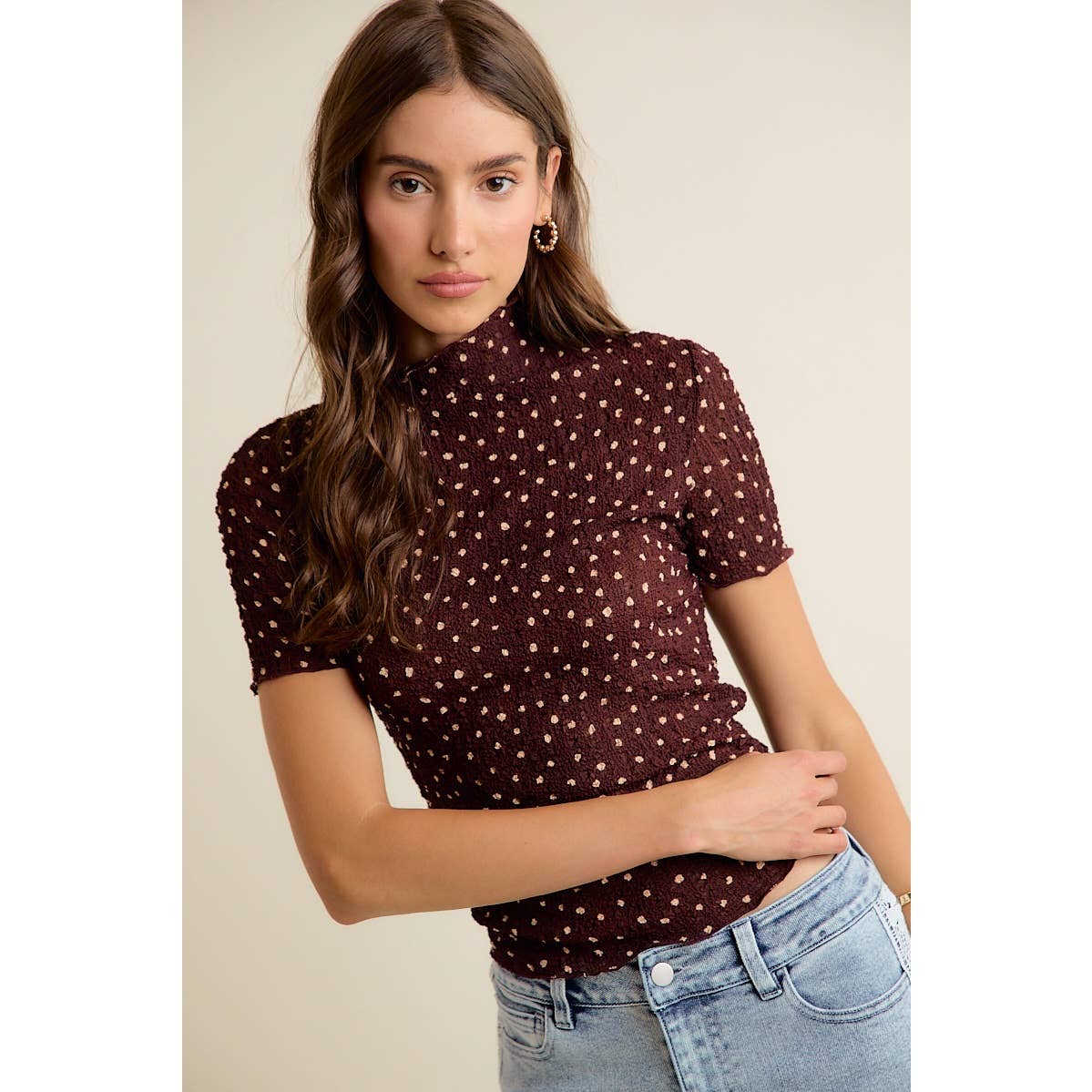 Posey Polka Dot Top