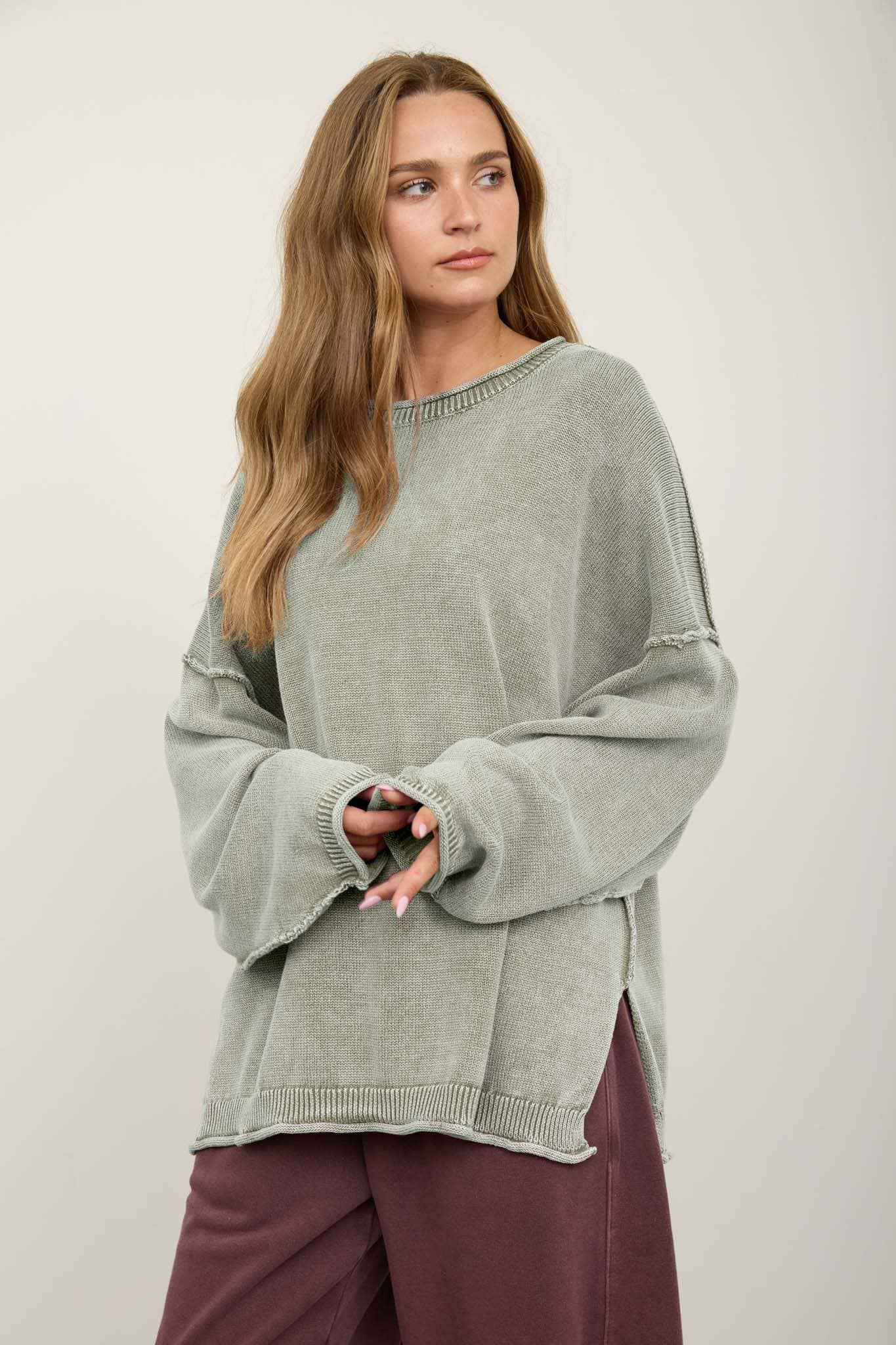 The Elowen Washed Pulled: LIGHT OLIVE