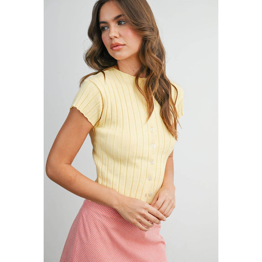 Lalie Top: Yellow