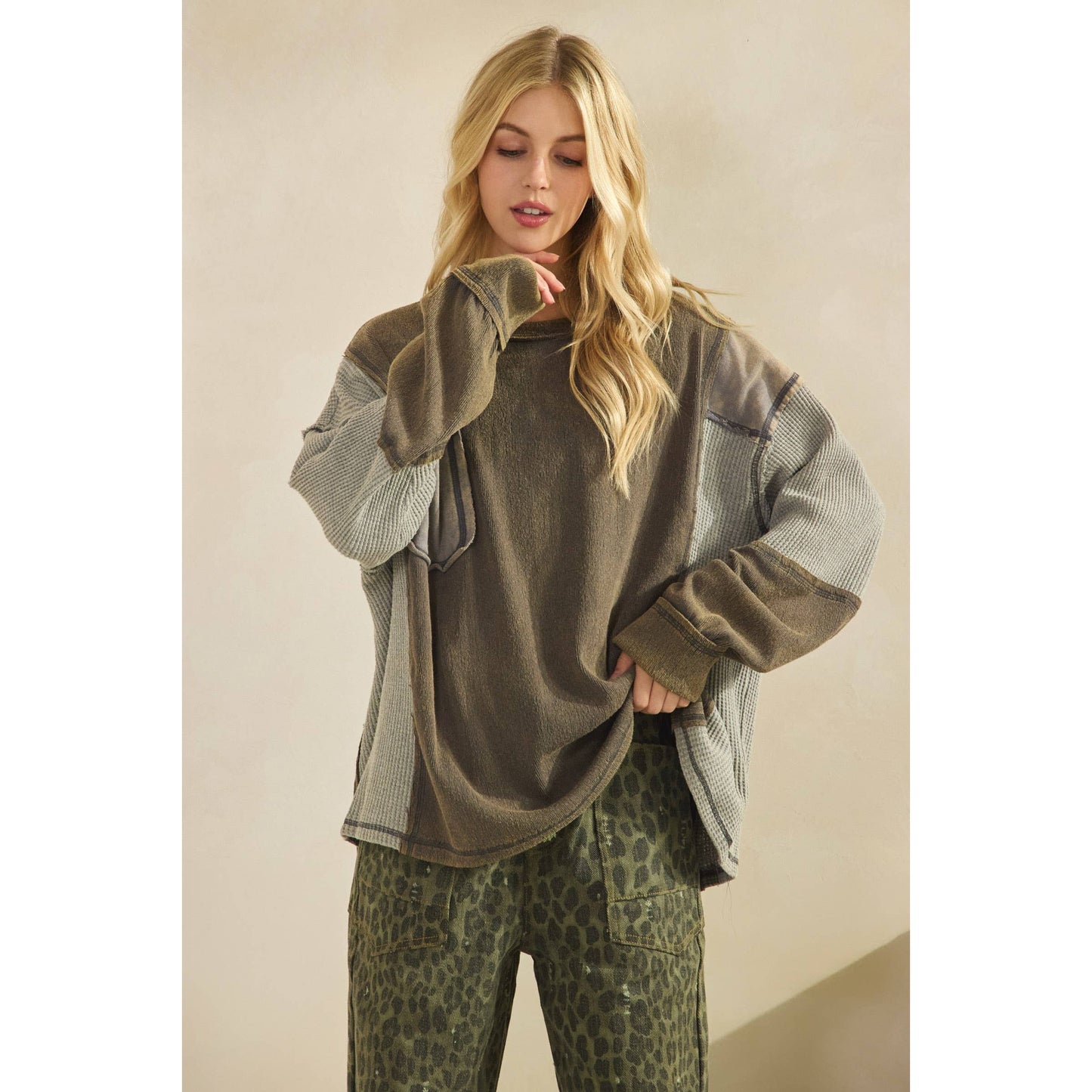 The Birdbie Patchwork Pullover