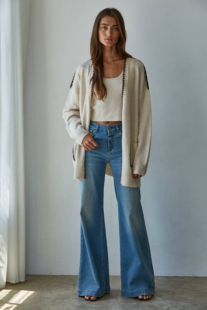 Cleo Contrast Cardigan