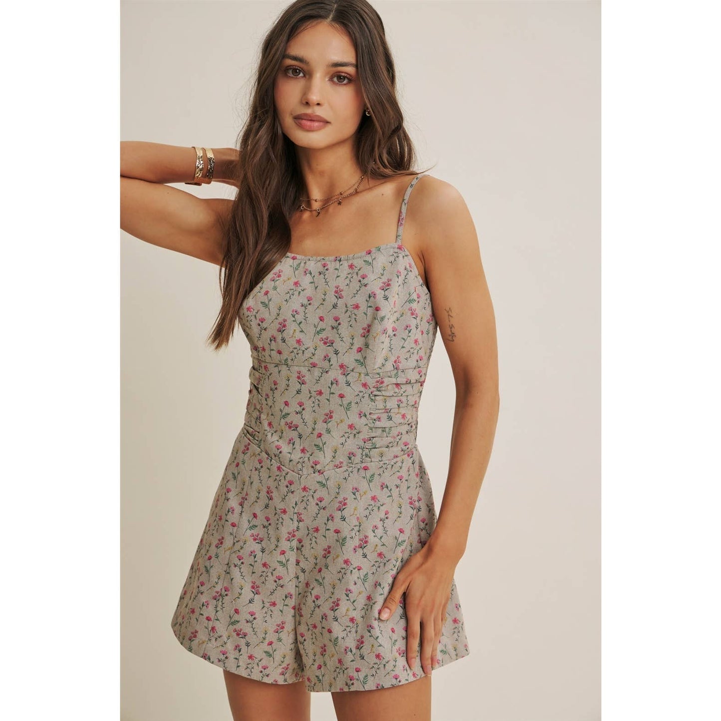 Jill Floral Romper