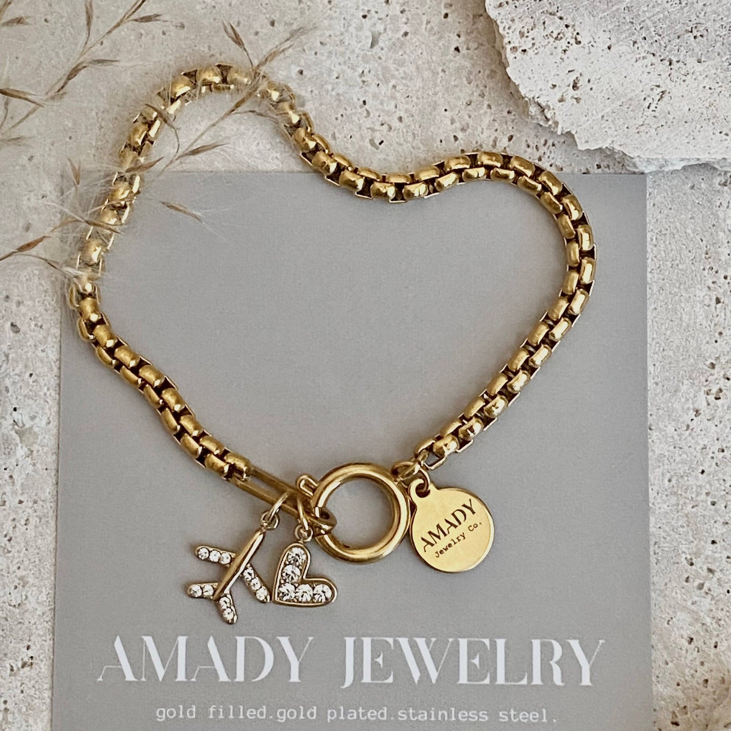 Traveler Box Chain Bracelet