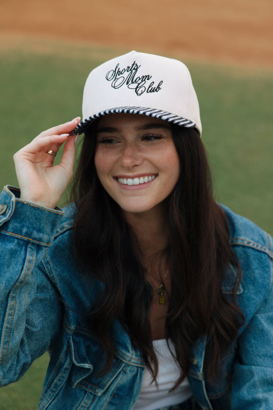 Sports Mom Club Black Hat
