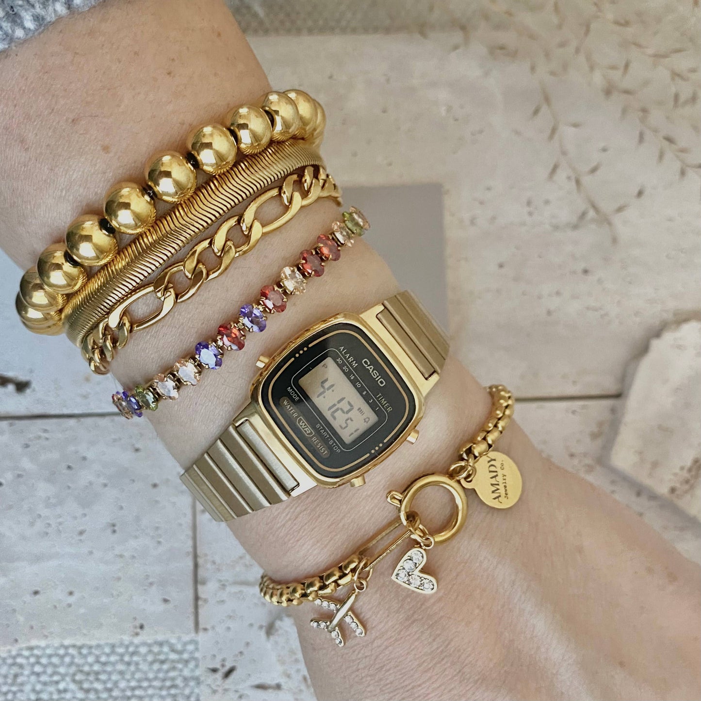 Traveler Box Chain Bracelet