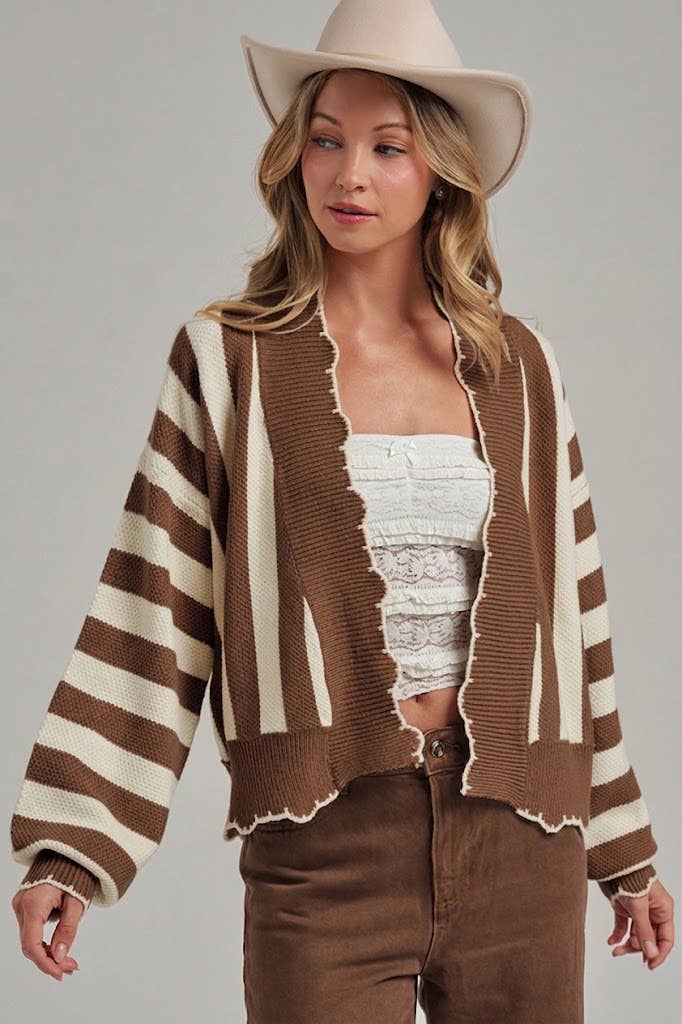 Micki Striped Cardigan