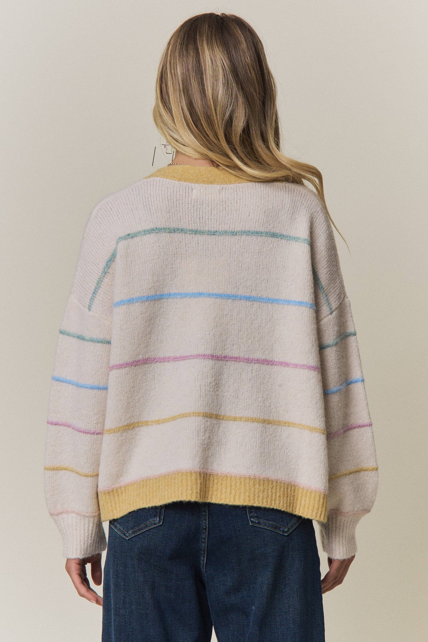 Marta Striped Cardigan
